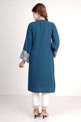 Women's Ethnic Tops (Peacock Blue)