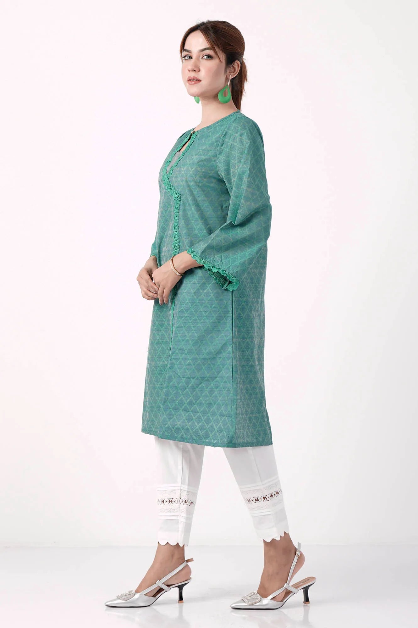 Women's Ethnic Tops (Green)