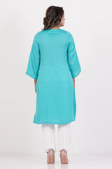 Women's Ethnic Tops (Turquoise)