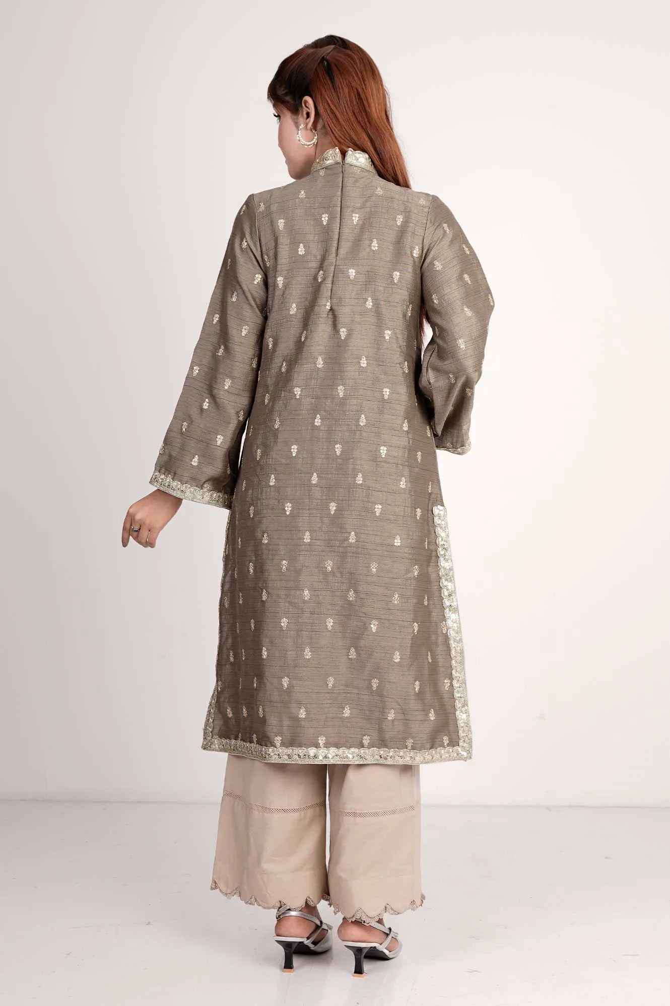 Women's Ethnic Tops (Grey)