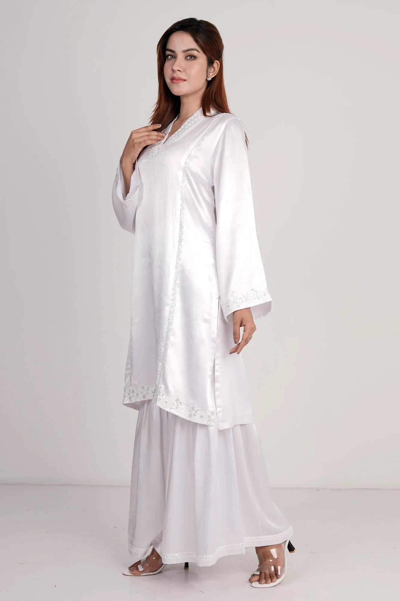 Women's Ethnic Tops (White)