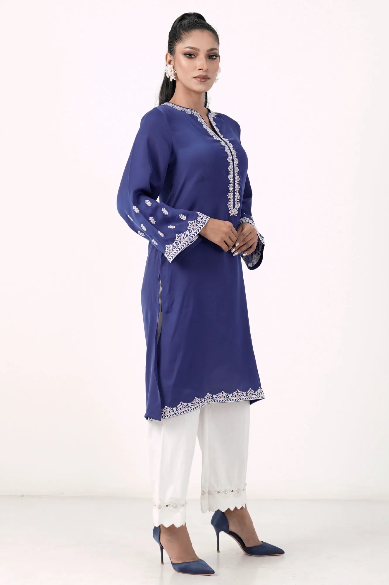 Women's Ethnic Tops (Royal Blue)