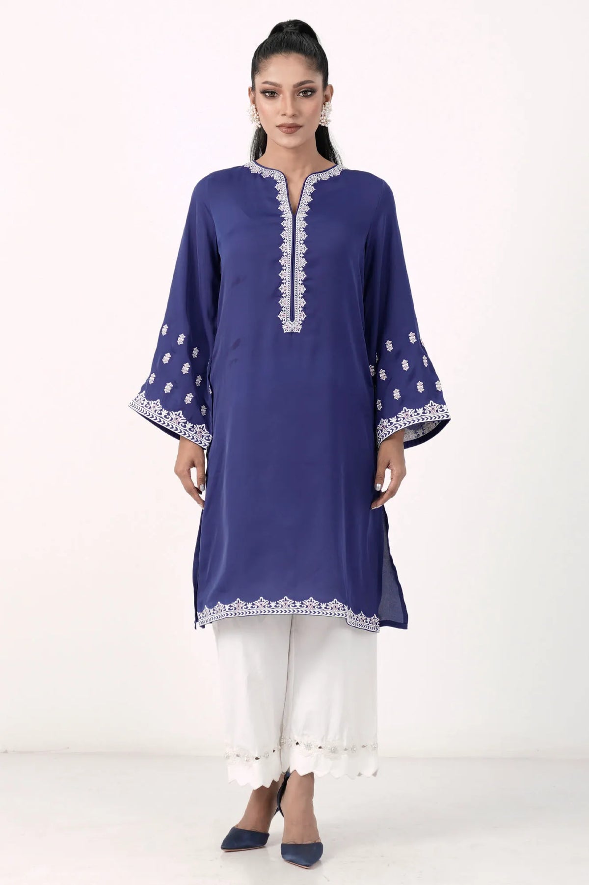 Women's Ethnic Tops (Royal Blue)