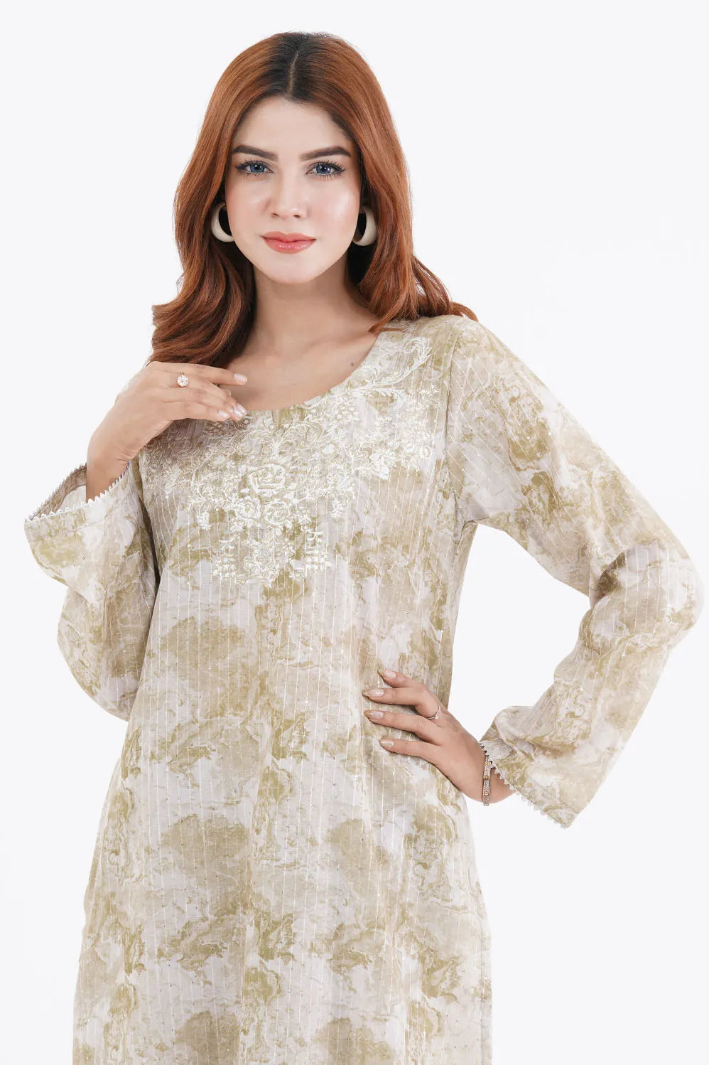 Women's Ethnic Tops (Olive)