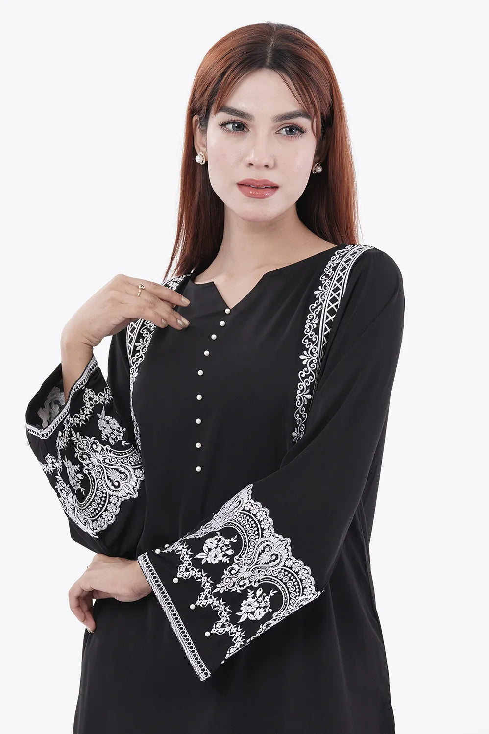 Women's Ethnic Tops (Black)