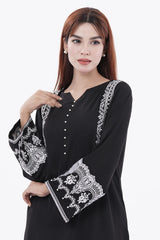 Women's Ethnic Tops (Black)