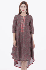 Women's Ethnic Tops (Brown)