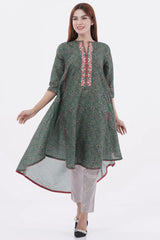 Women's Ethnic Tops (Green)