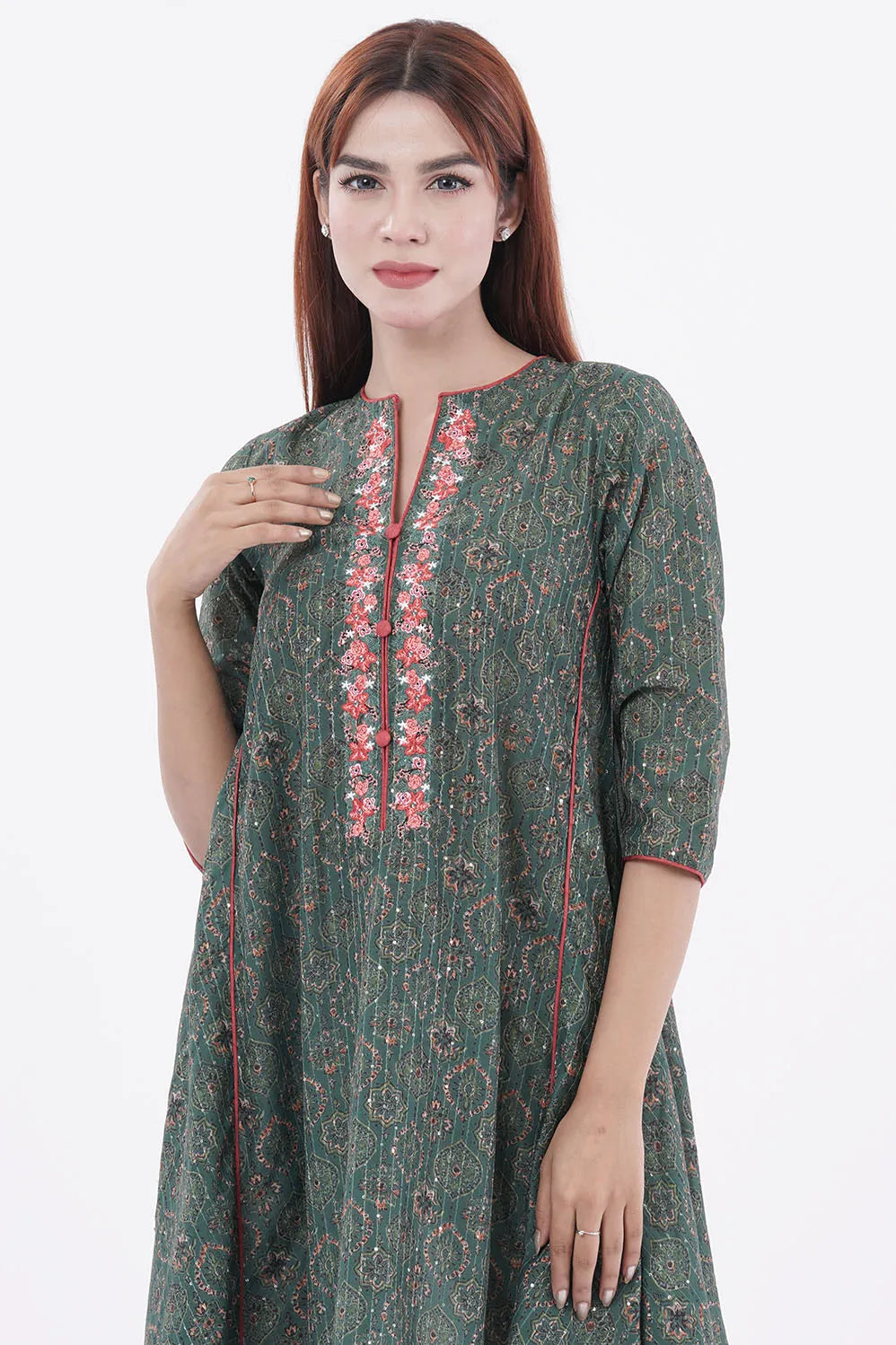 Women's Ethnic Tops (Green)