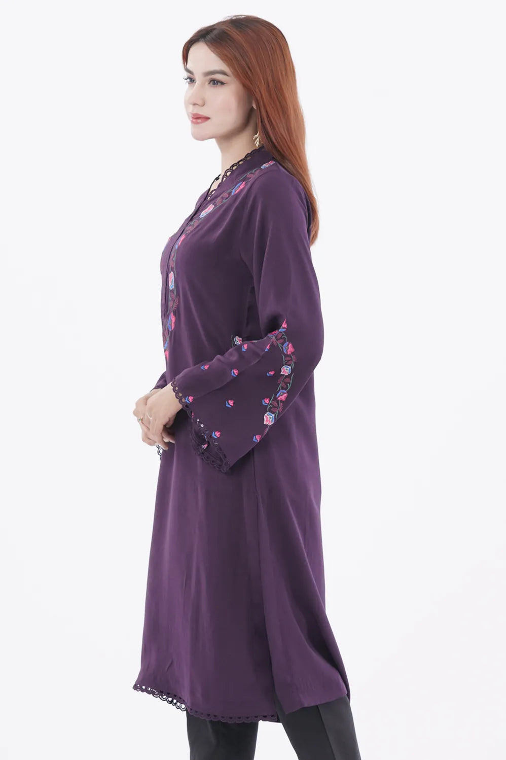 Women's Ethnic Tops (Plum)