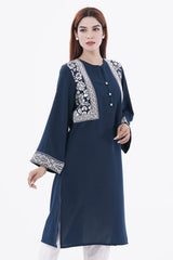 Women's Ethnic Tops (Peacock Blue)