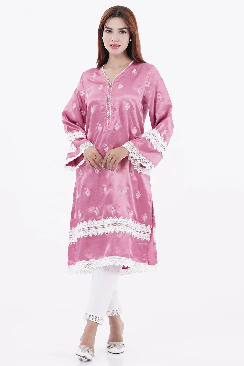 Women's Ethnic Tops (Pink)