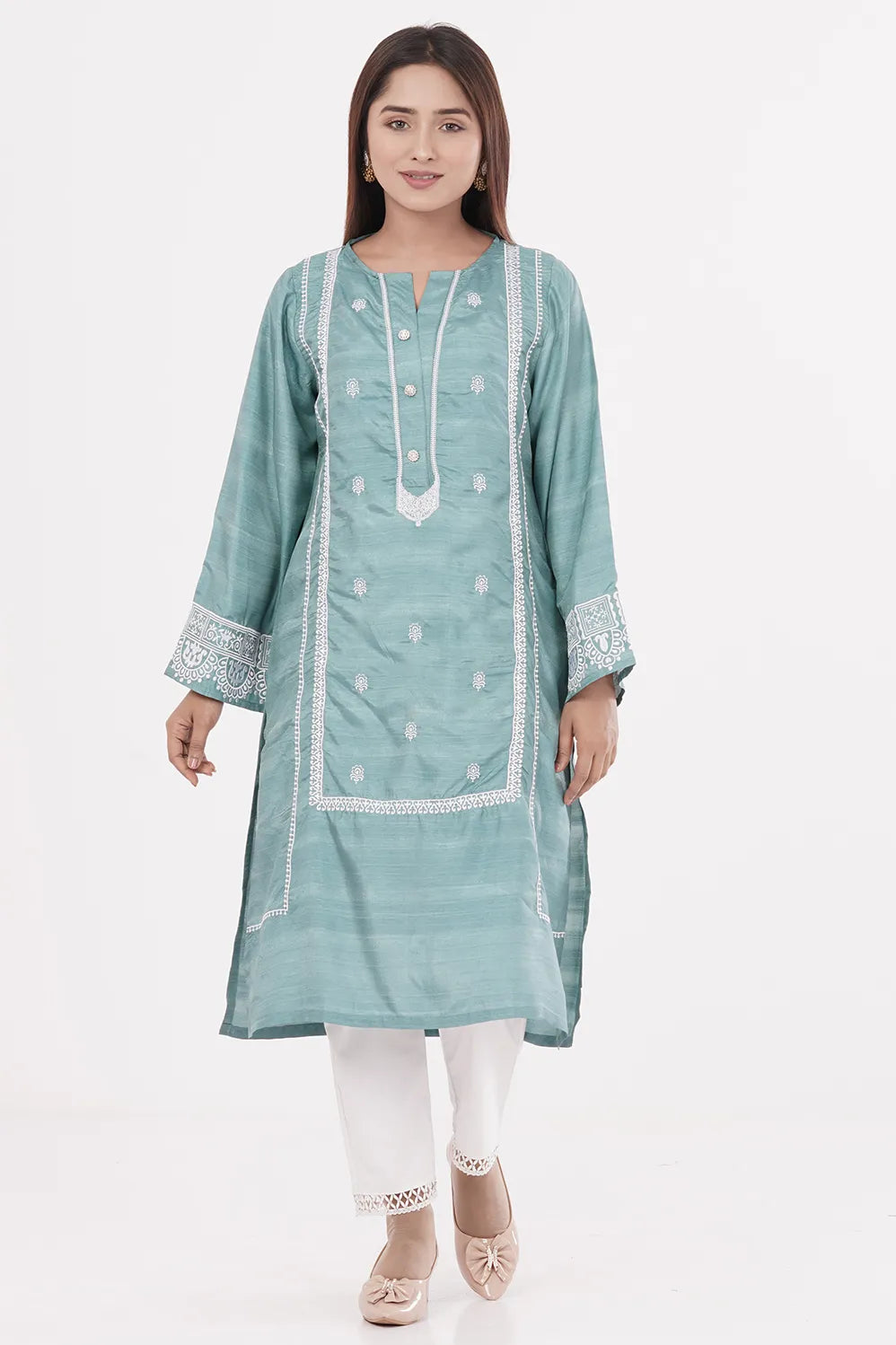 Women's Ethnic Tops (Forest Green)