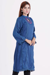 Women's Ethnic Tops (Royal Blue)