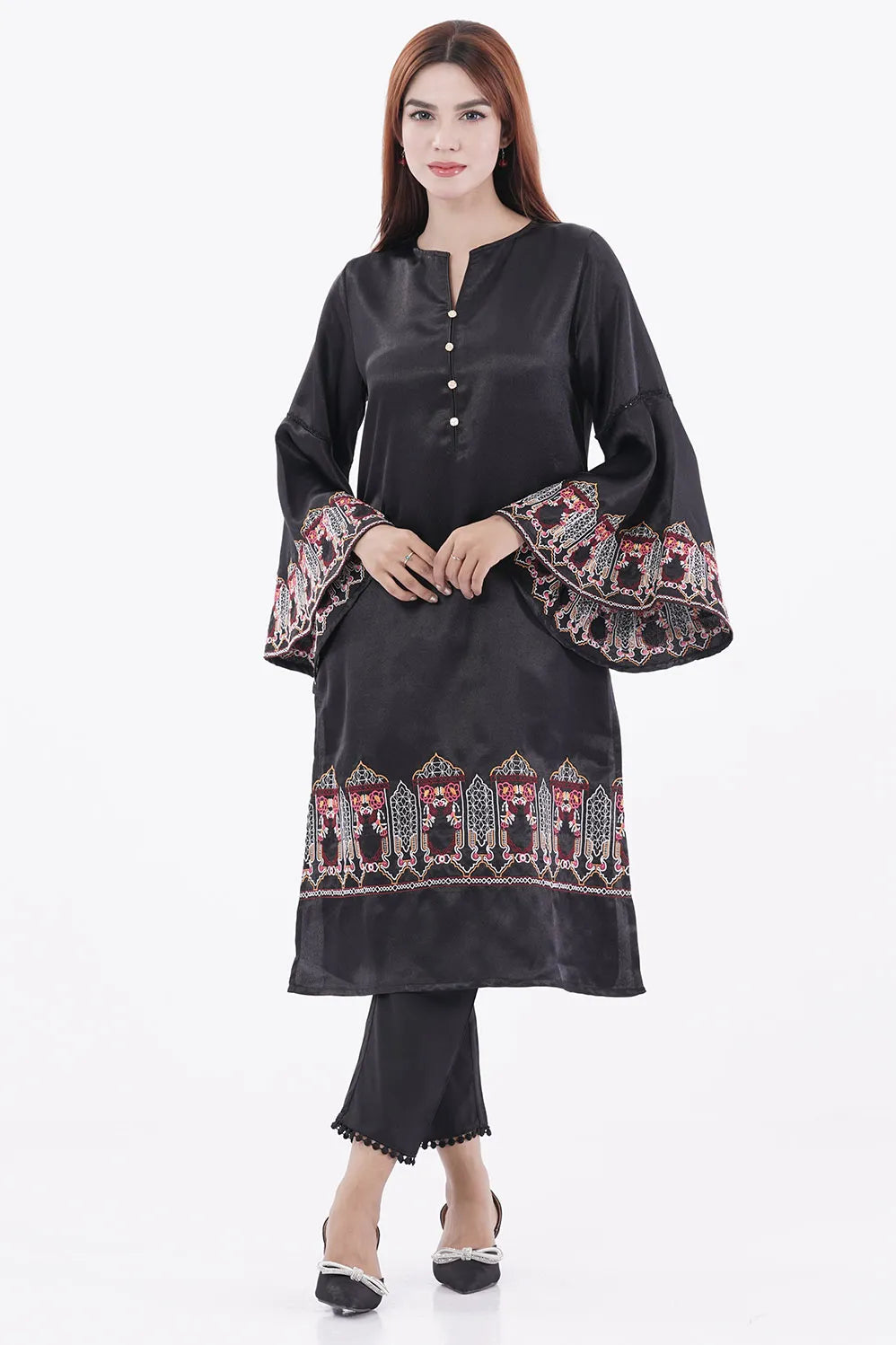 Women's Ethnic Tops (Black)