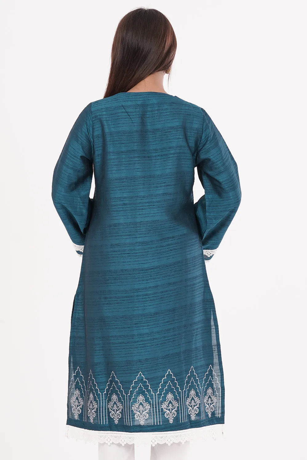 Women's Ethnic Tops (Peacock Blue)