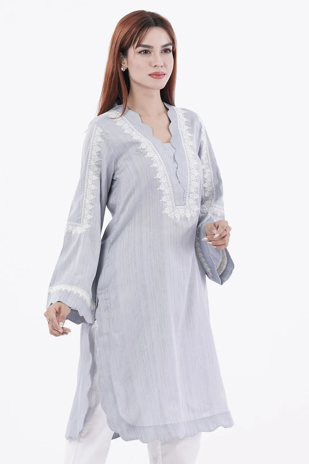 Women's Ethnic Tops (Powder Blue)