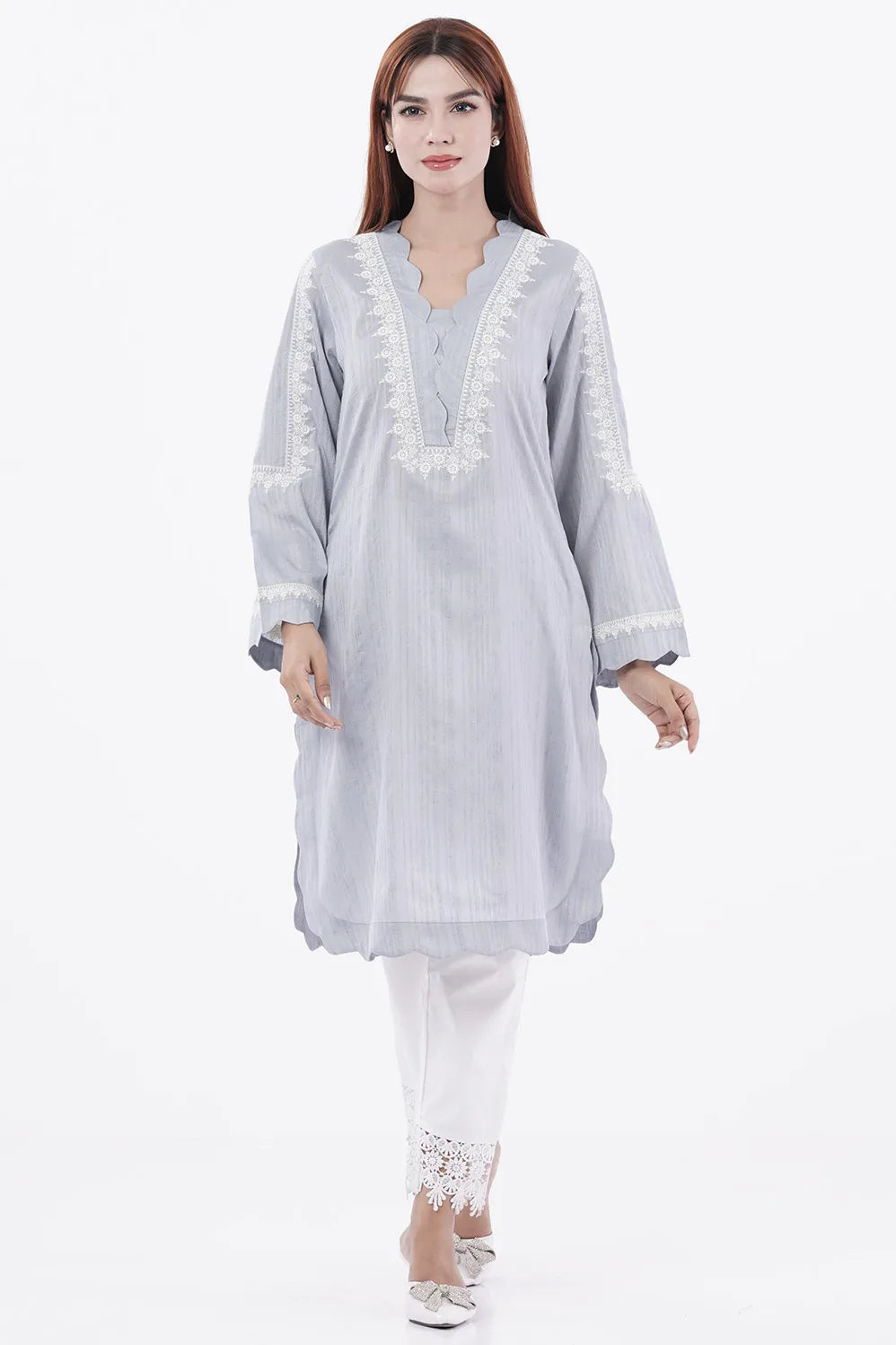 Women's Ethnic Tops (Powder Blue)