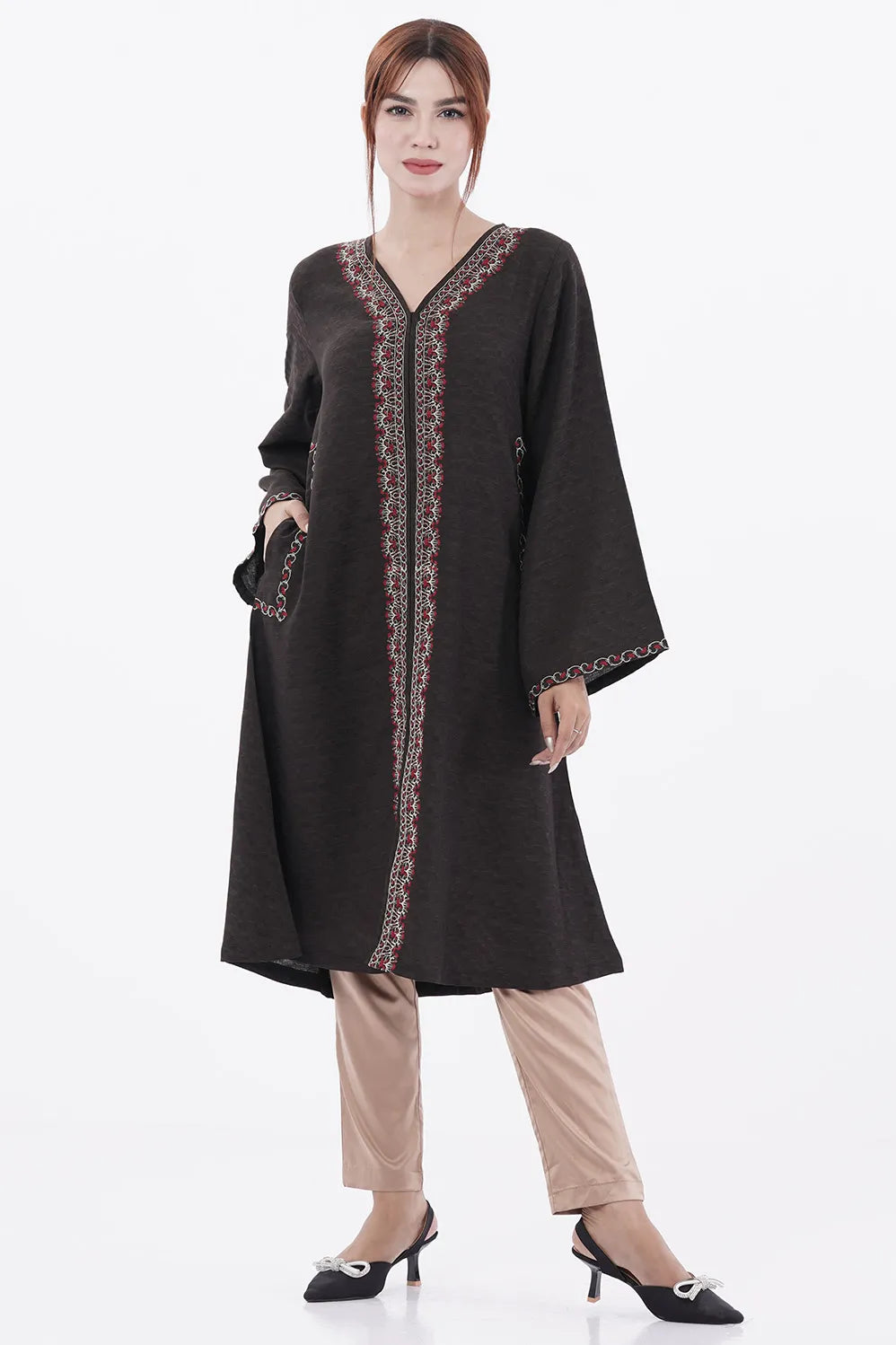Women's Ethnic Tops (Coffee)