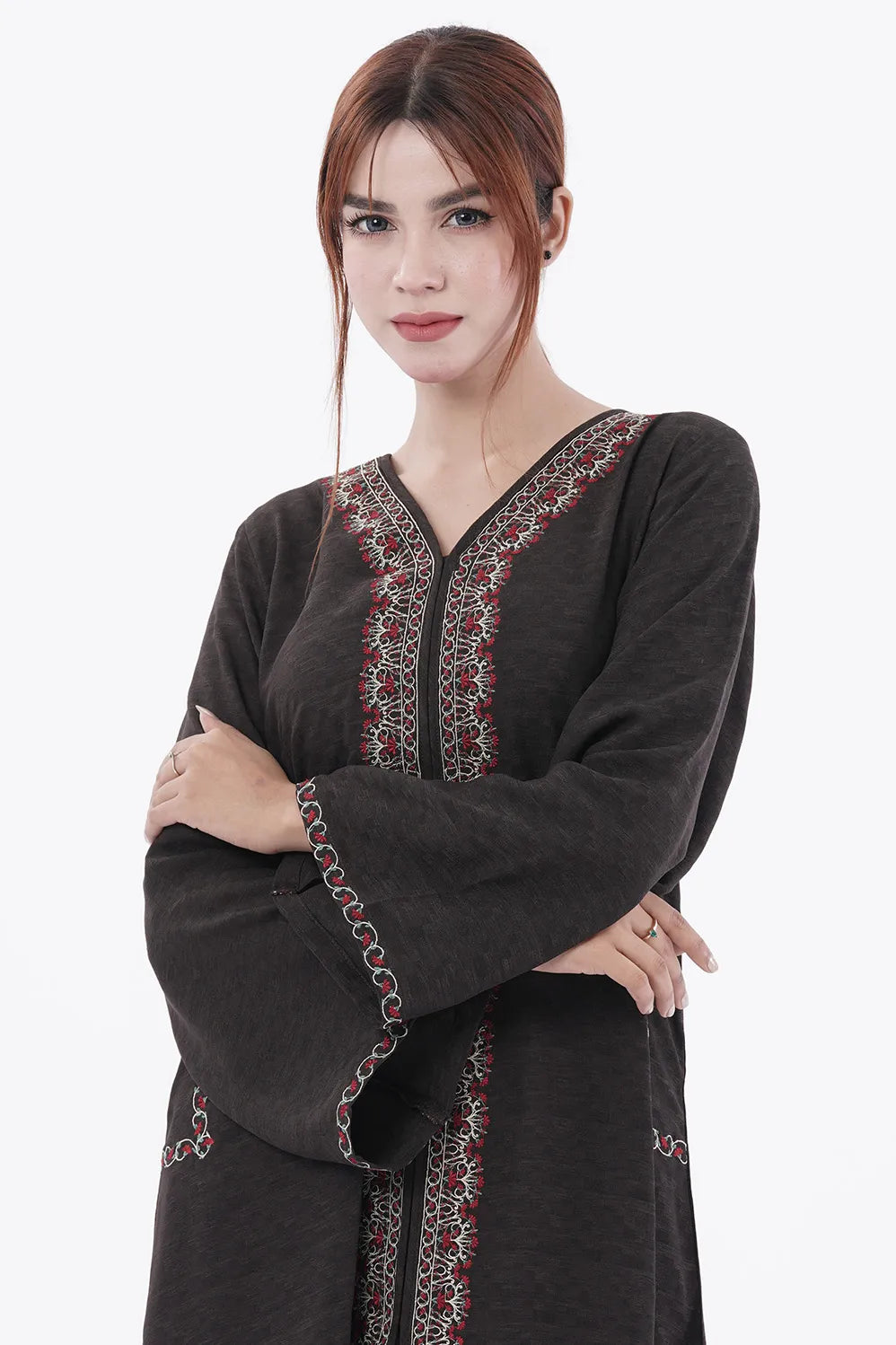 Women's Ethnic Tops (Coffee)