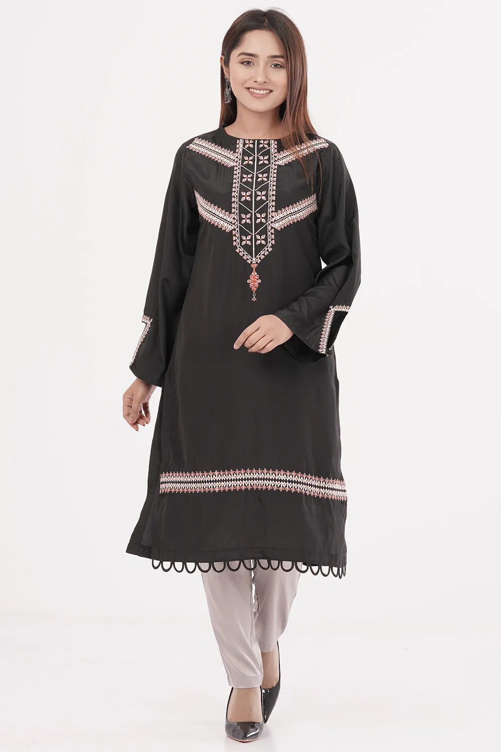 Women's Ethnic Tops (Black)