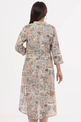 Women's Ethnic Tops (Beige)