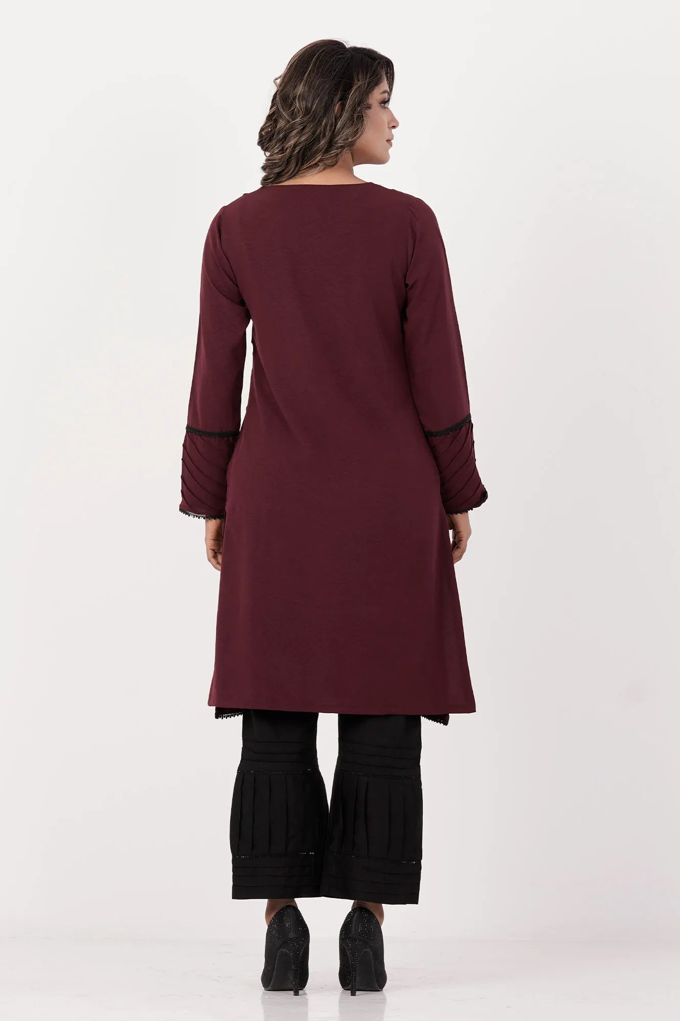 Women's Ethnic Tops (Dk. Maroon)