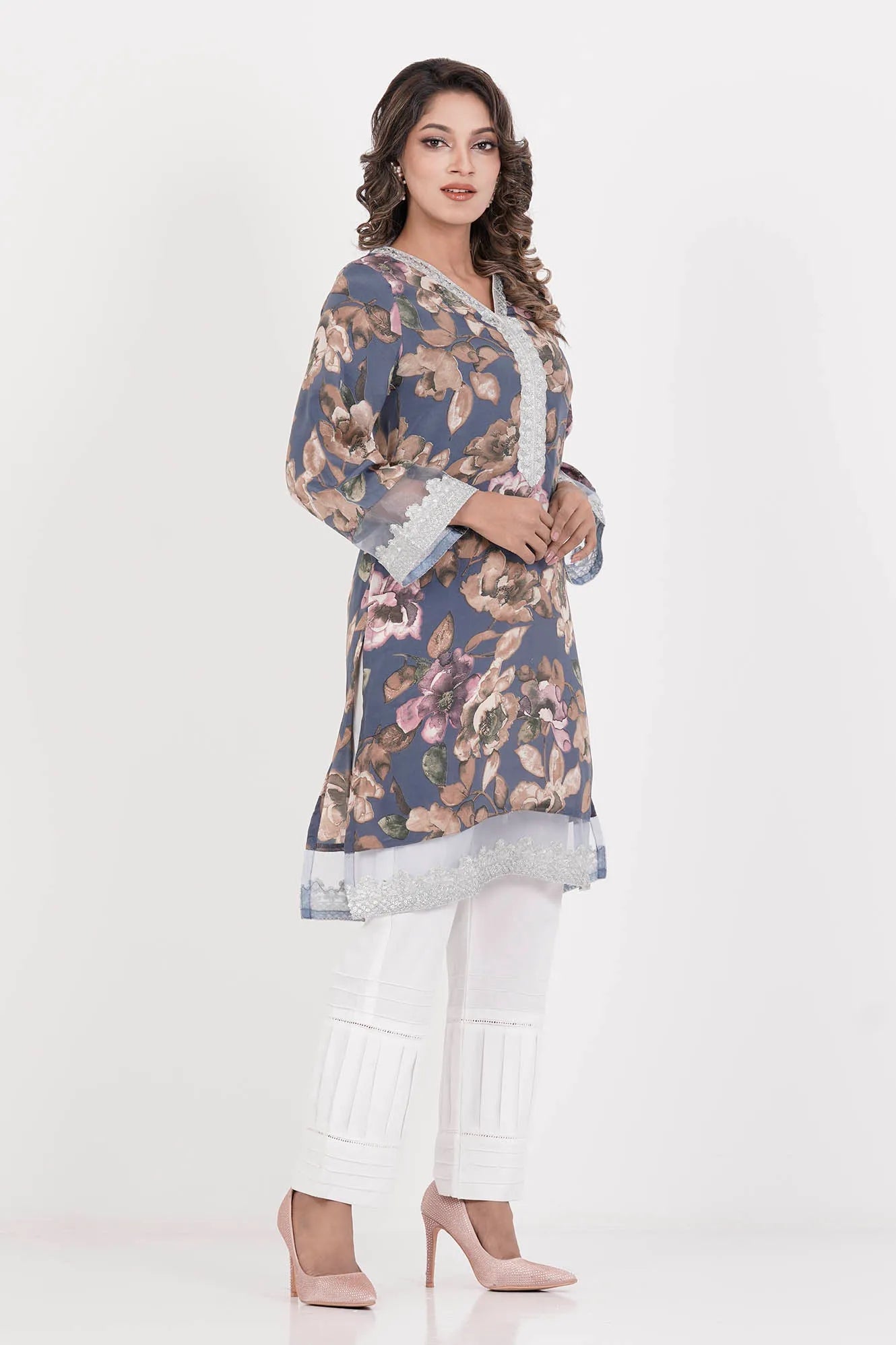 Women's Ethnic Tops (Blue)