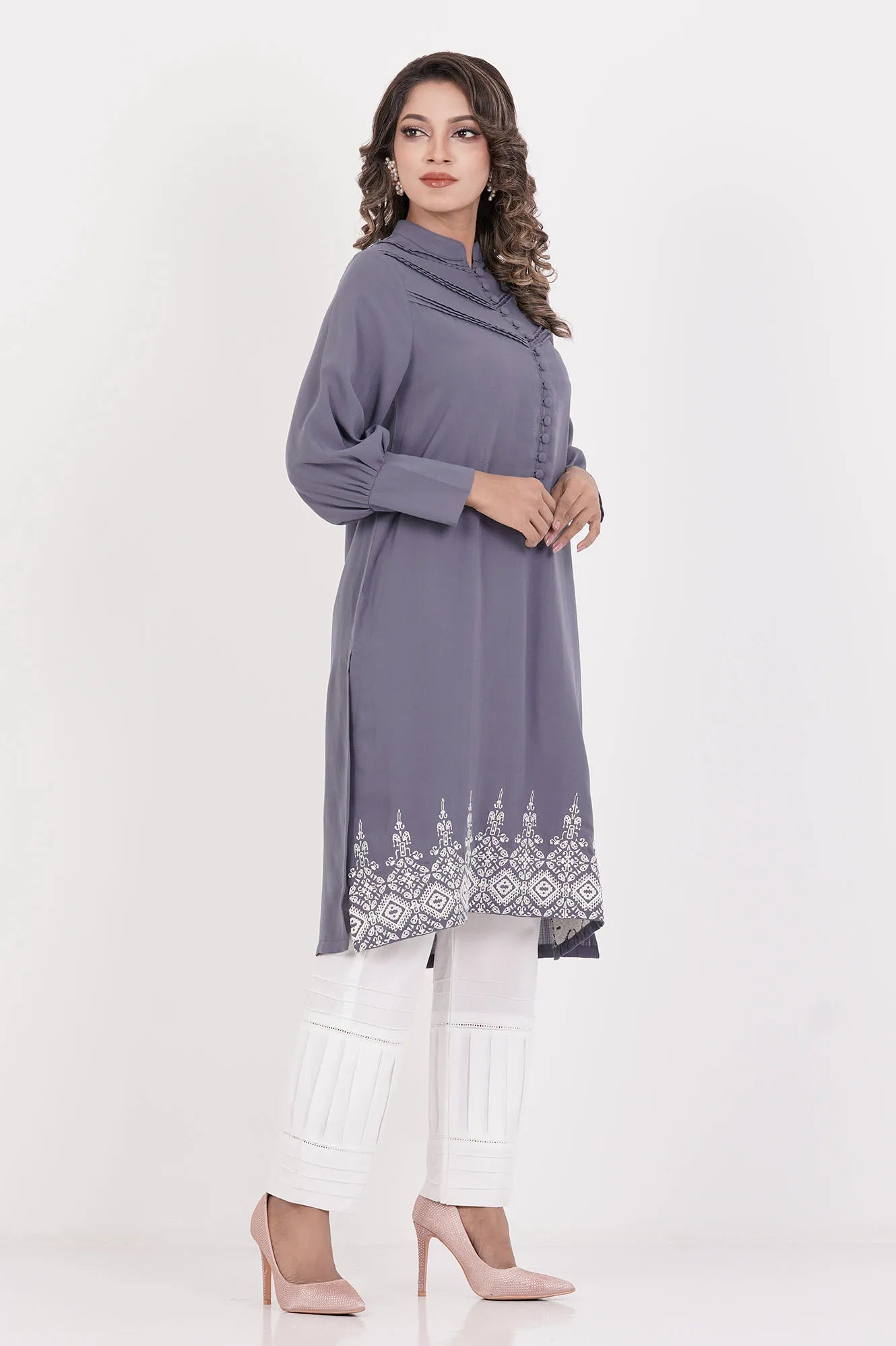 Women's Ethnic Tops (Ash)
