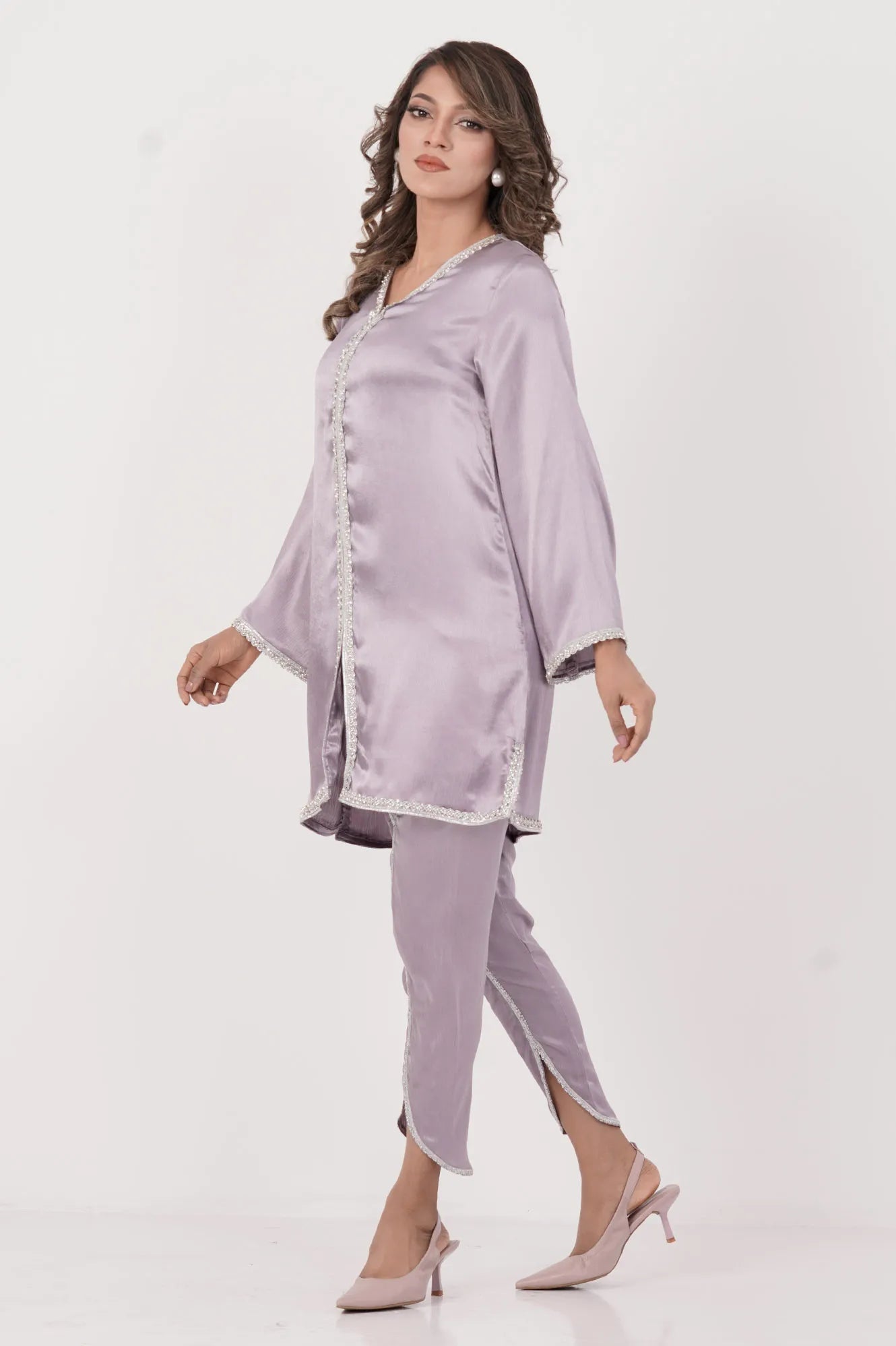 Women's Ethnic Tops (Purplish Grey)