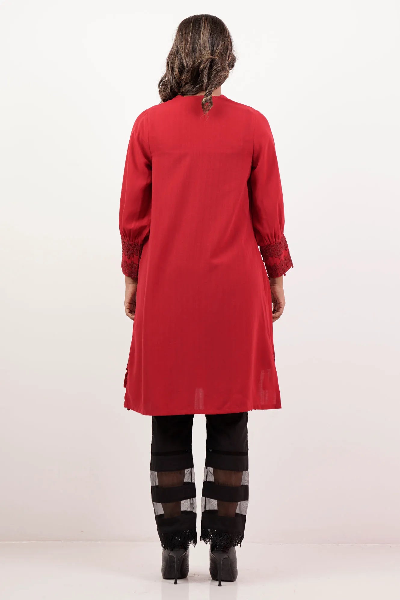 Women's Ethnic Tops (Red)