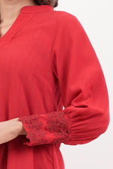 Women's Ethnic Tops (Red)