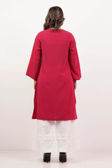 Women's Ethnic Tops (Pink)