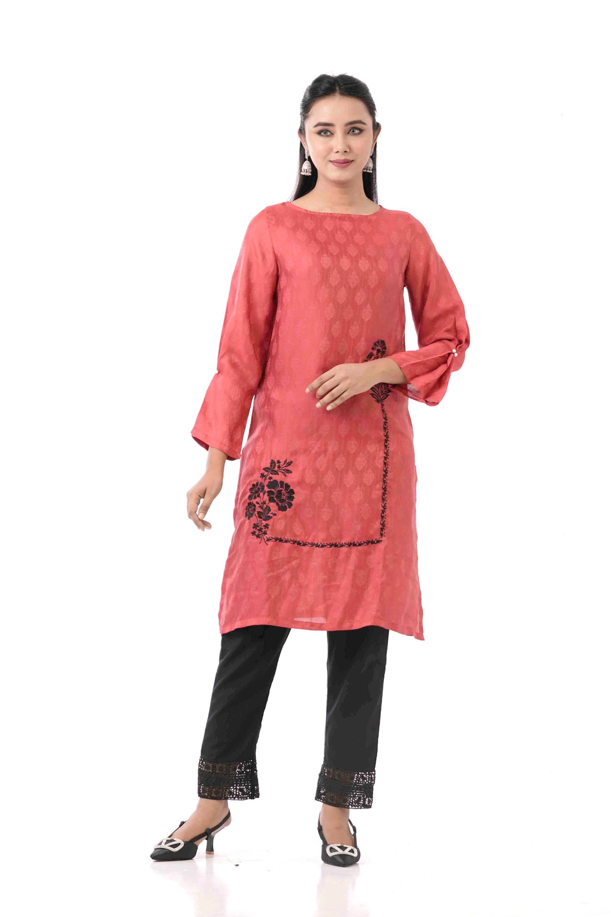 Women's Ethnic Tops (Orange)