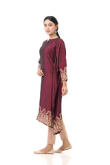 Women's Ethnic Tops (Plum)
