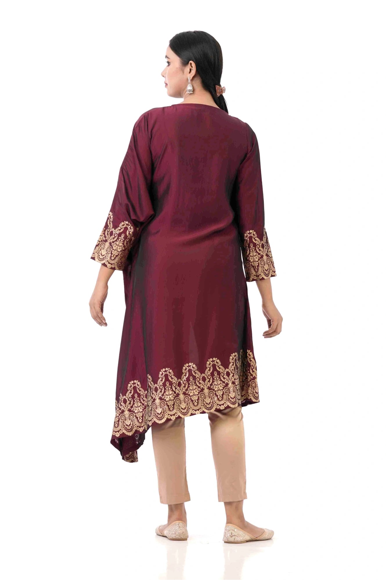 Women's Ethnic Tops (Plum)