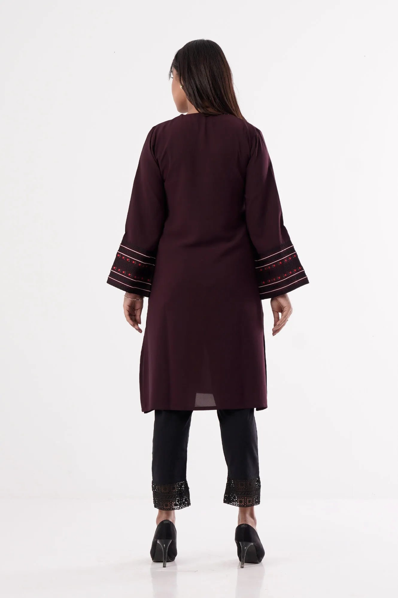 Women's Ethnic Tops (Plum)
