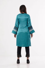 Women's Ethnic Tops (Teal Blue)