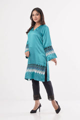 Women's Ethnic Tops (Teal Blue)