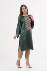 Women's Ethnic Tops (Bottle Green)