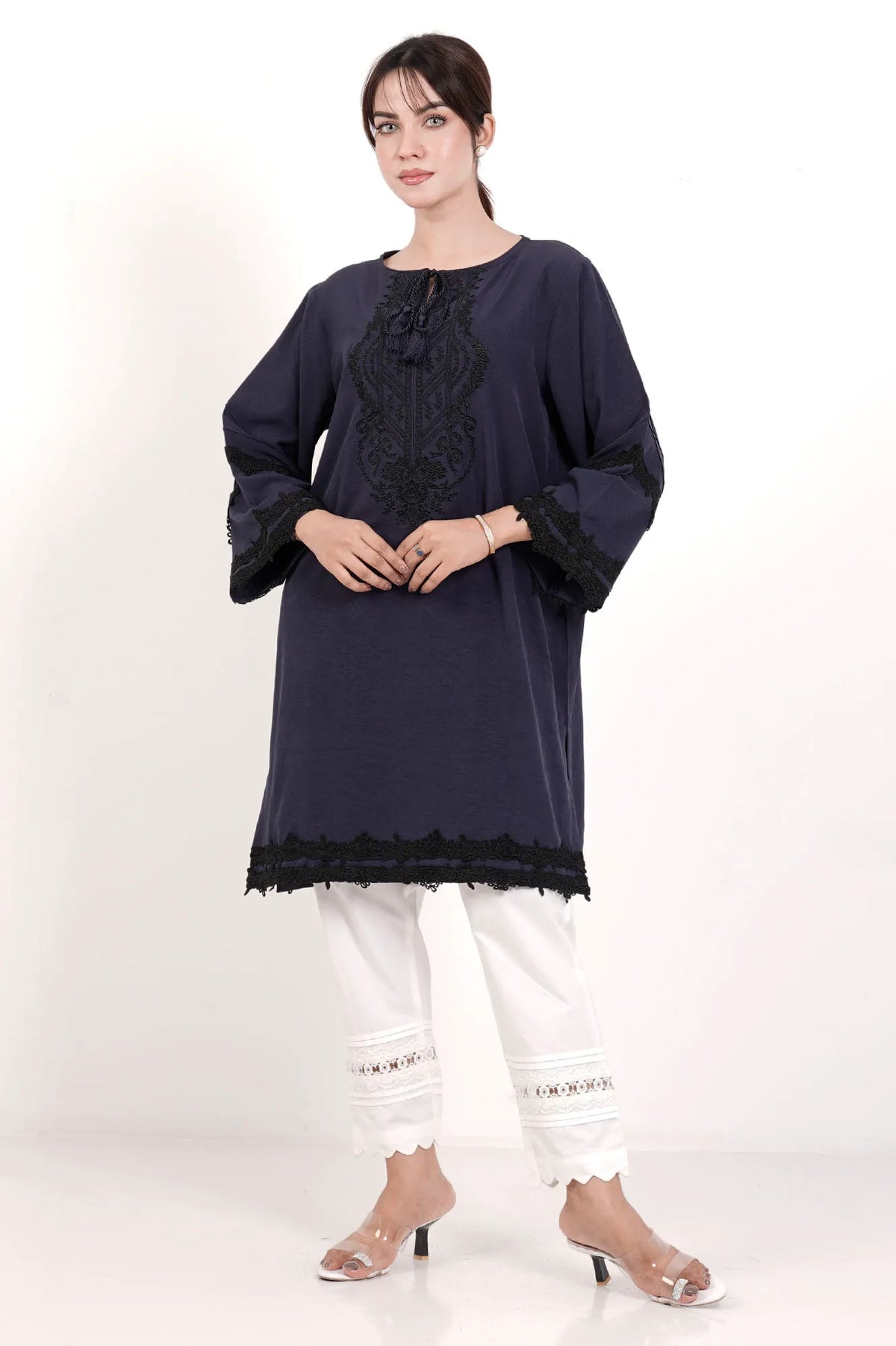 Women's Ethnic Tops (Dk. Navy)