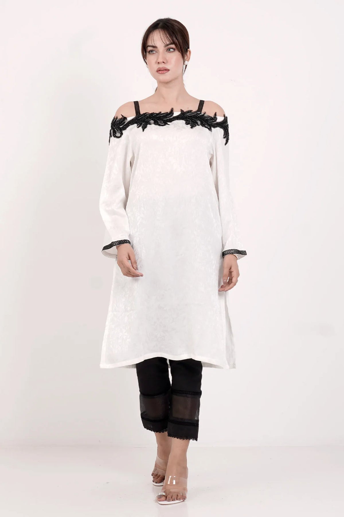 Women's Ethnic Tops (White)