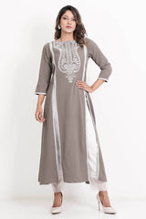 Women's Ethnic Tops (Grey)