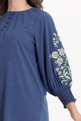 Women's Ethnic Tops (Navy)