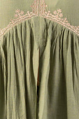 Women's Ethnic Tops (Set) (Olive-Black)