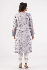 Women's Ethnic Tops (Grey Printed)