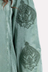 Women's Ethnic Tops (Aqua Green)