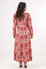 Women's Ethnic Tops (Maroon Print)