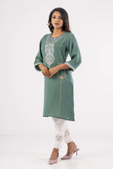 Women's Ethnic Tops (Turquoise Green)