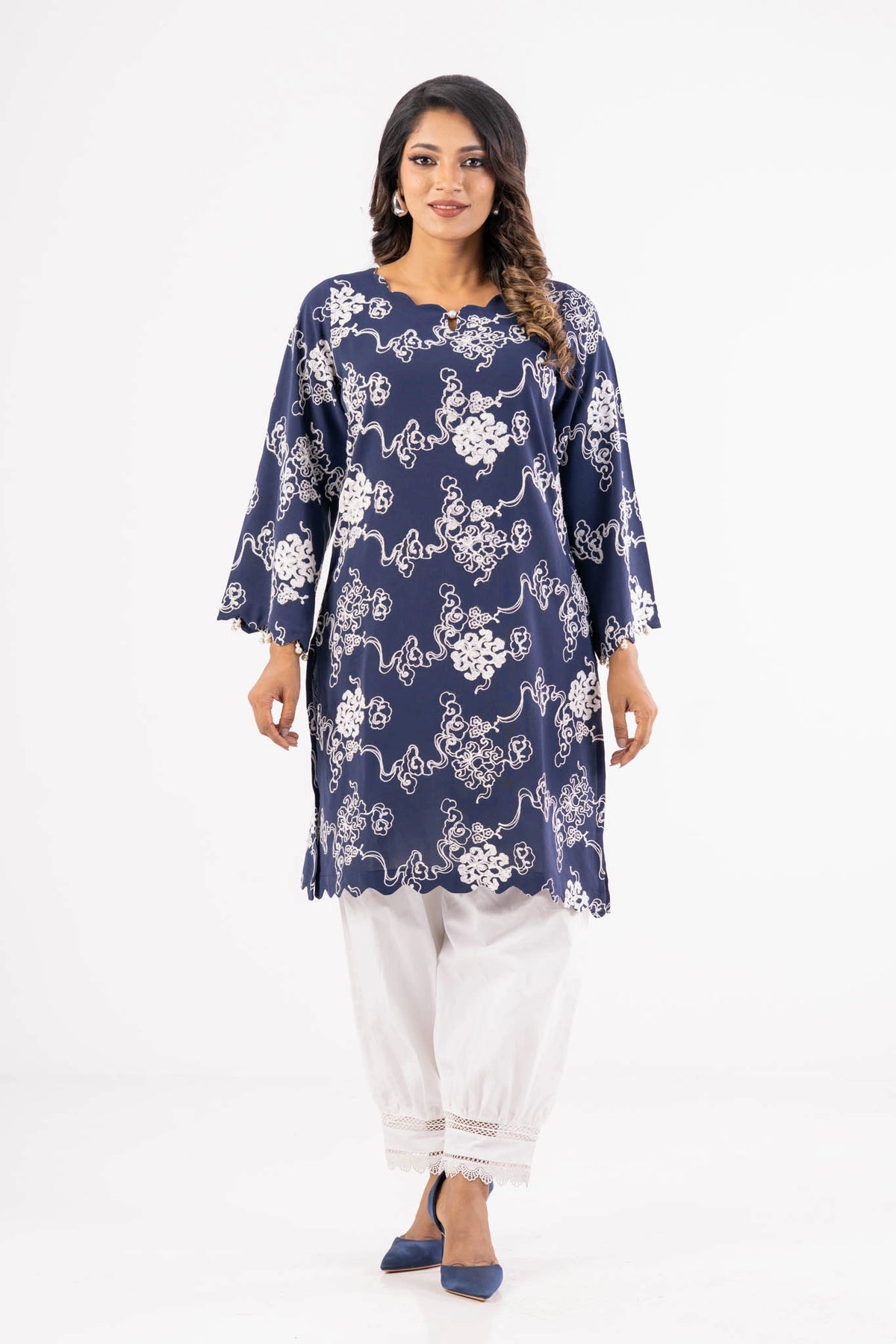 Women's Ethnic Tops (Navy)